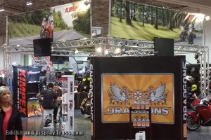 10' x 20' trade show display booth made with our 10