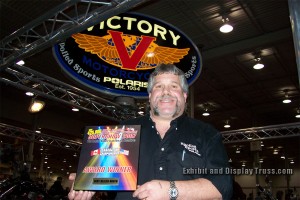 Victory motorcycles wins the best display award in Canada's largest motorcycle super show.