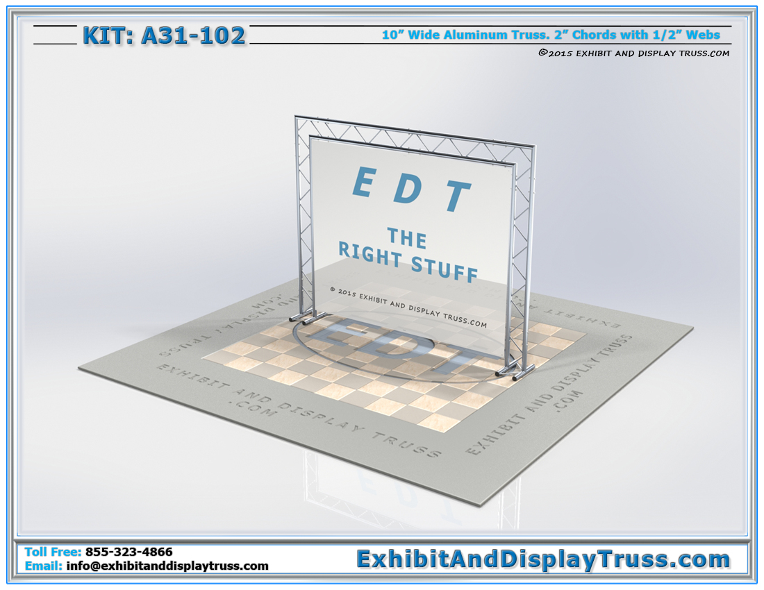 Kit: A31-102 / Trade Show Booth Banner Frame