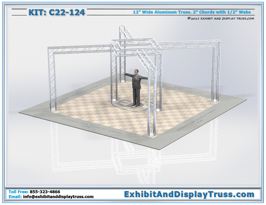 Kit: C22-124  / Modern Lighting Truss Display Kit