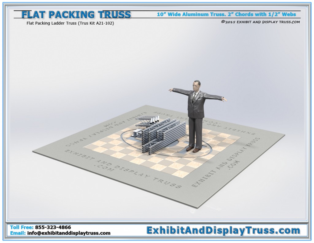 Flat Packing A21-102 Truss Structure.