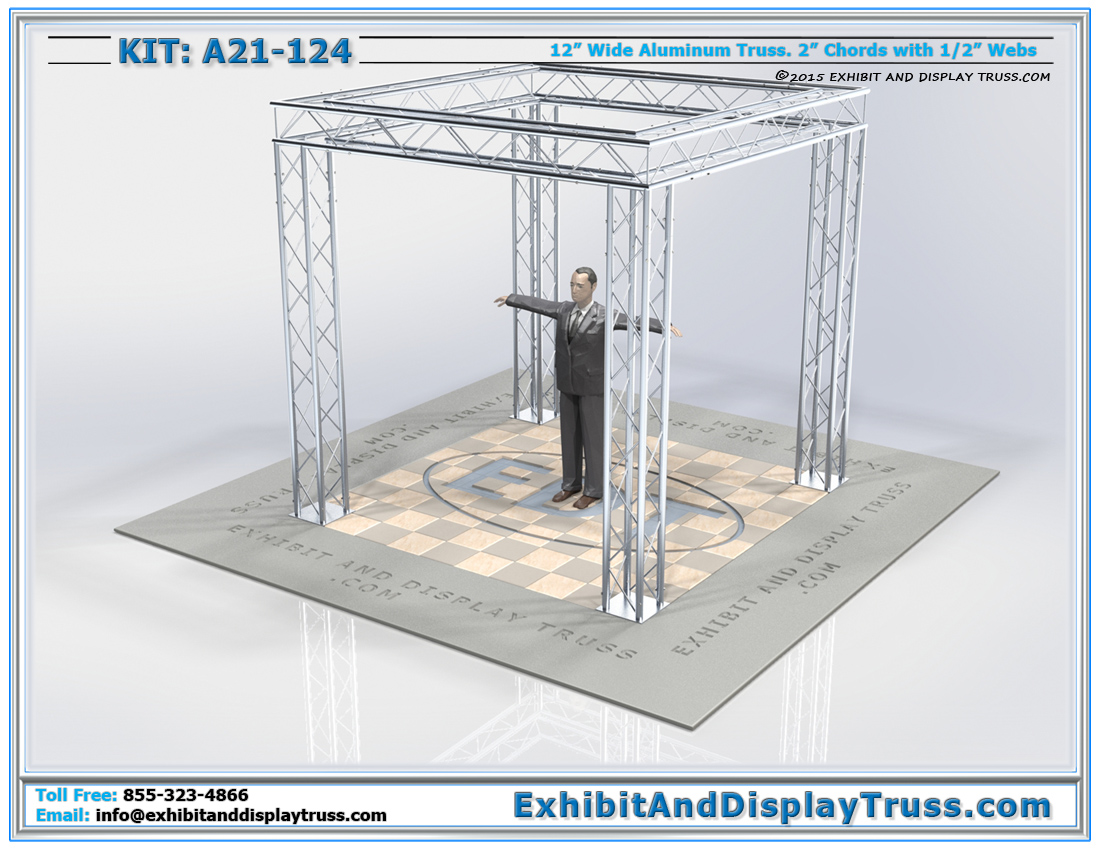 Kit: A21-124 / Standard Perimeter Trade Show Booth with 12