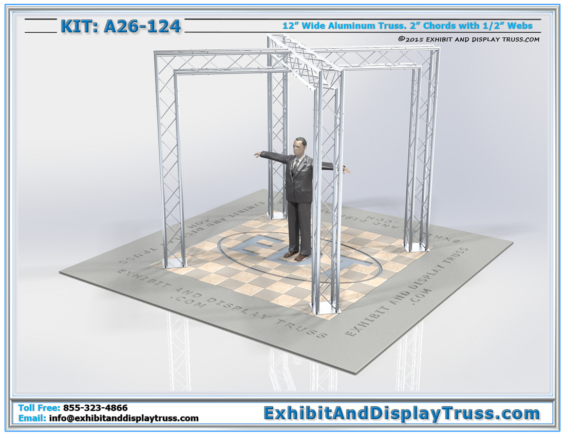 Kit: A26-124 / X-Shaped Trade Show Booth Design
