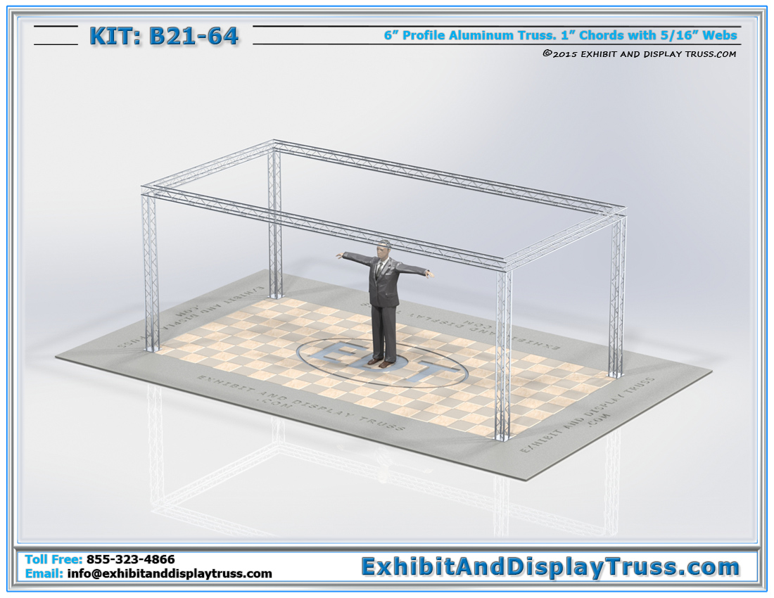 Kit: B21-64 / Portable and Lightweight Truss Display System