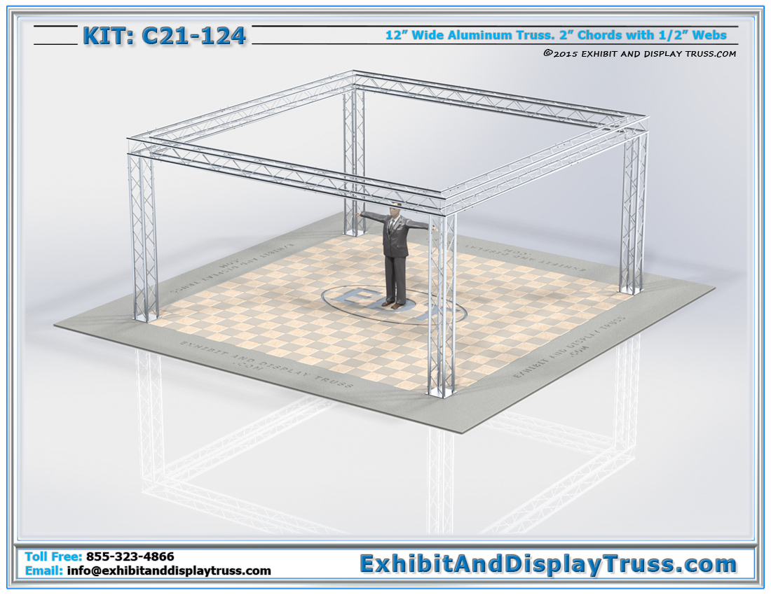 Kit: C21-124 / Trade Show Truss and Lighting Truss System