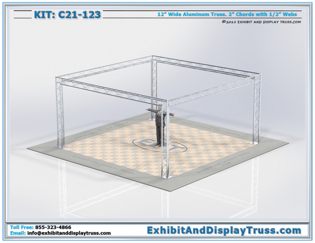 Trade Show Booth and Modular Aluminum Truss System C21_123