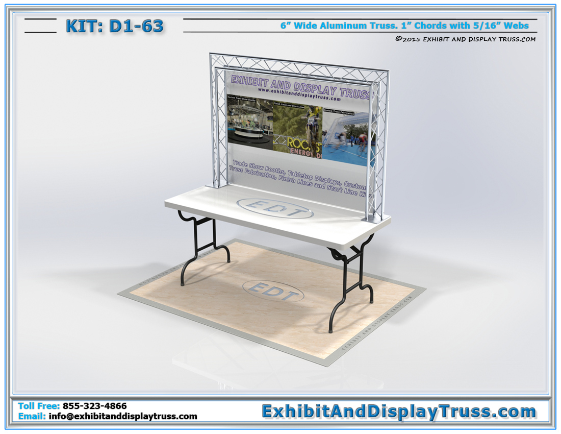 Kit: D1-63 / Tabletop Banner Stand