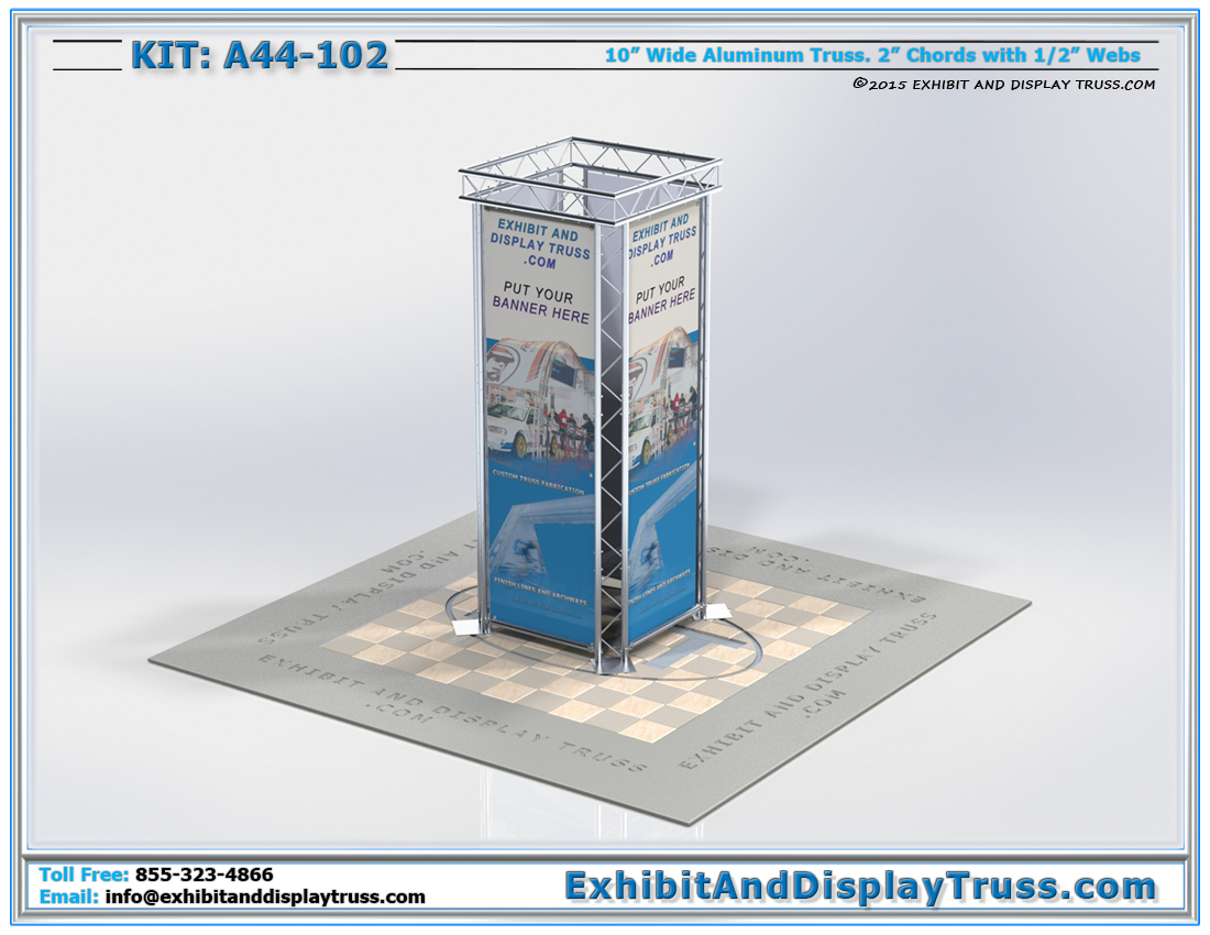 Kit A44-102 / Media Column Truss Booth Display
