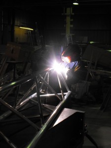 Aluminum Truss Fabrication by LDS