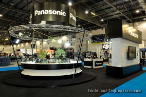 Panasonic's beautiful display aluminum  truss kit from EDT.