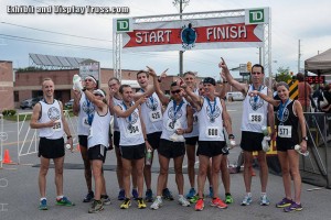 A standard arch way for finish lines in very common but going the extra mile as they say and upgrading to the FL-8 finish line is always in your best interests. Strong, portable and stable in the wind. The best finish line out there.