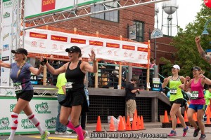 There' s nothing like the rush of crossing the finish line. From the minute you take off form the starting line and all through the marathon or triathlon all you can think of is the moment you cross the finish line. This portable truss finish line did not let there people down.