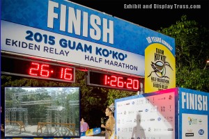 Across the ocean to stand tall for the Guam marathon. This 12