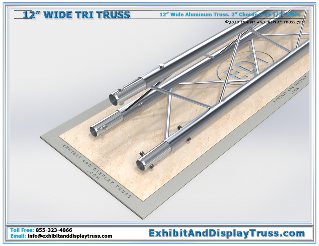 12″ Wide Triangle Truss / Linear Truss Lengths and Pricing