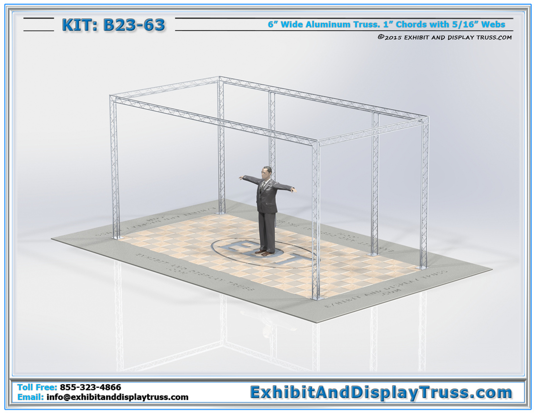 Kit: B23-63 / Lightweight and Durable Truss Rig for Retail Environments