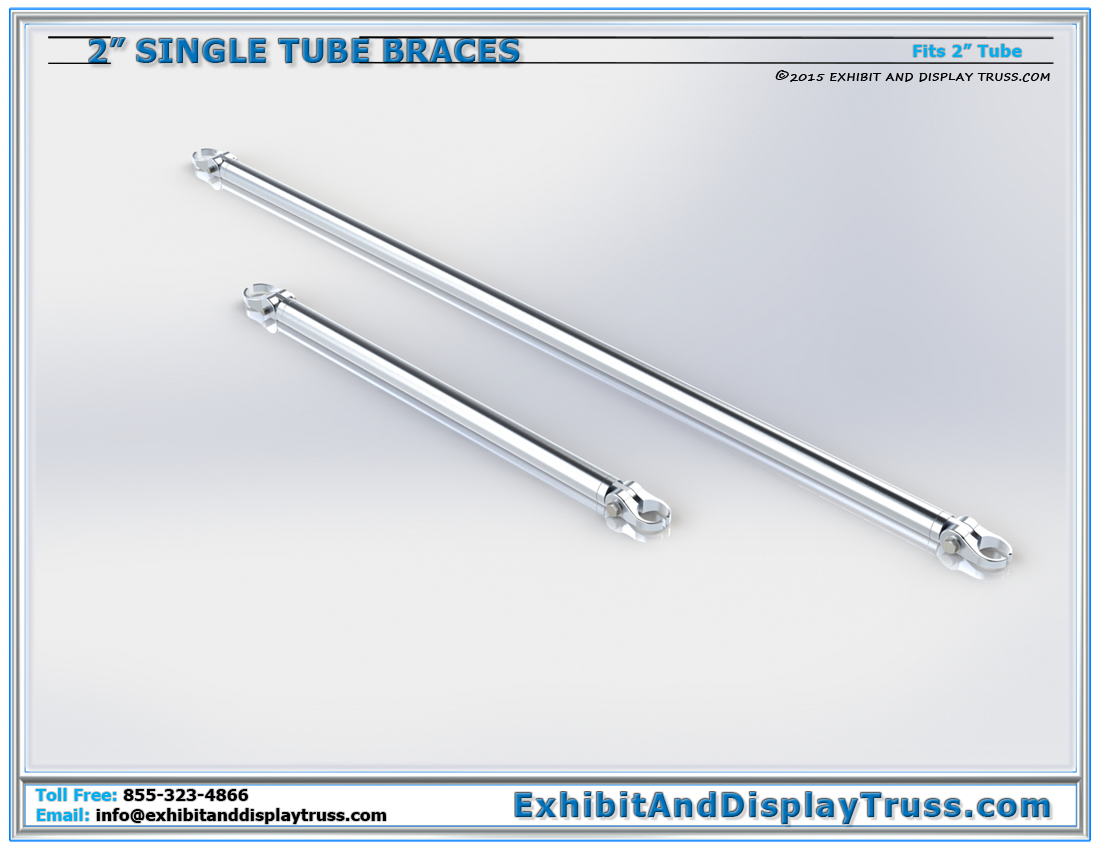 2″ Single Tube Braces / Detachable Braces for Extra Support