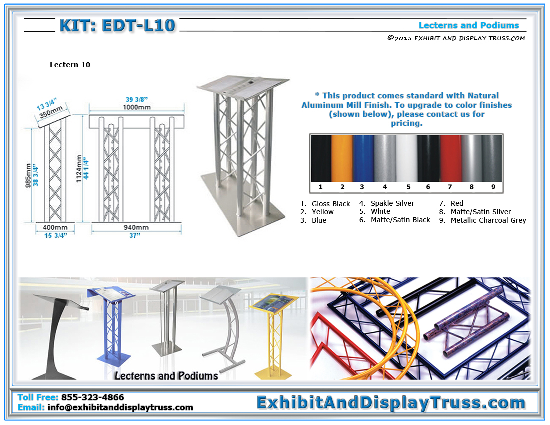Kit: EDT-L10 / Metal Podium 10