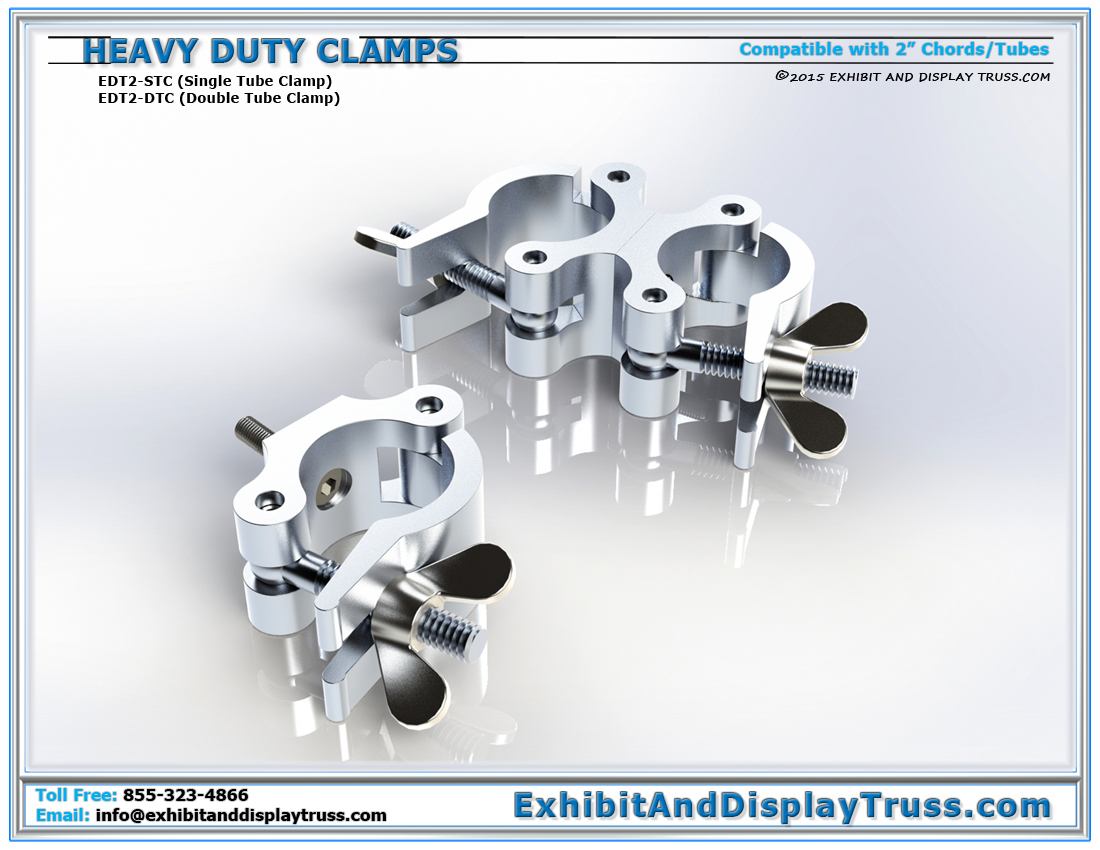 Heavy Duty Clamps for 2