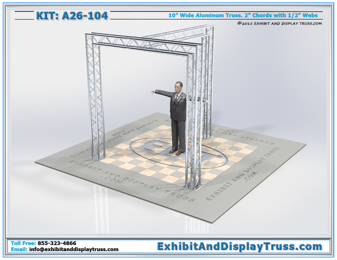 Kit: A26-104 / Modern Truss Trade Show Display Booth