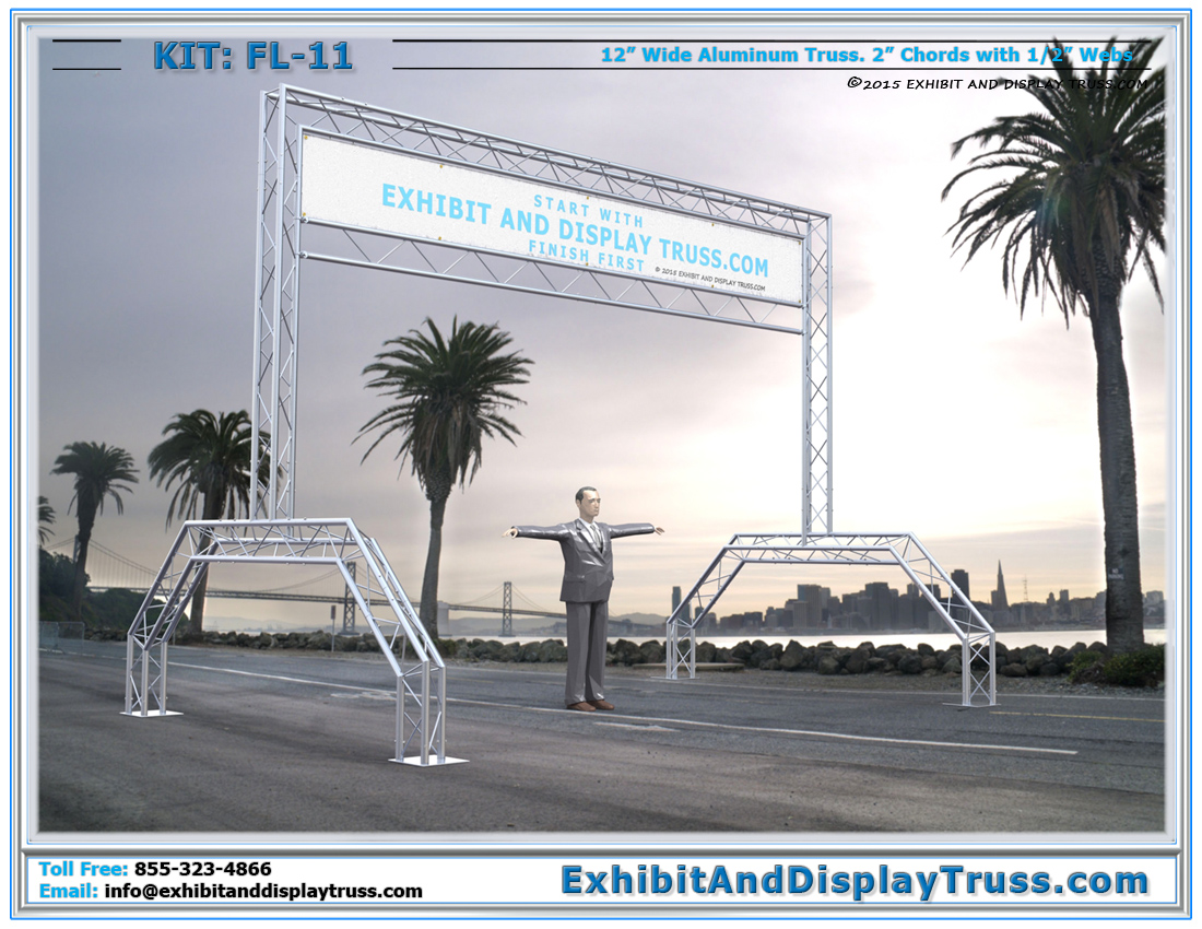FL-11 Finish Line and Starting Line Kit / Best Selling Gantry Style Racing Structure