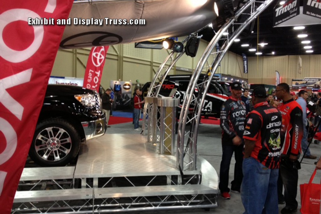 Trade show Truss Booths. Toyota Truss Booth