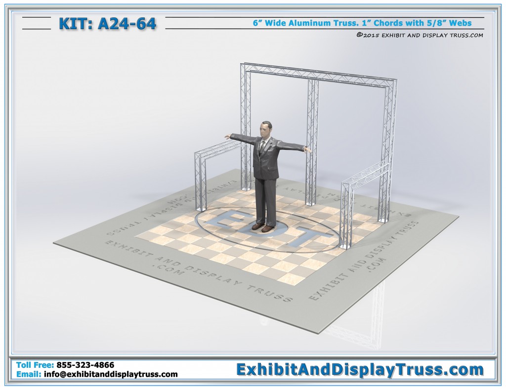 Retail Display and Retail Lighting with 6" Wide Mini Truss